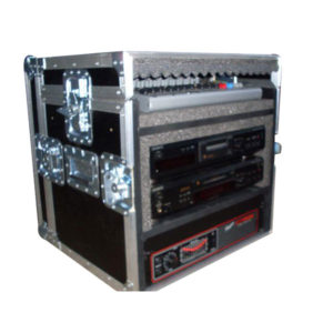 three door rack case