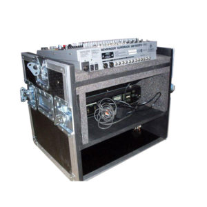 three door rack case