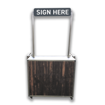 Mobile Bar With Sign